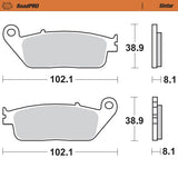 Moto-Master Motorcycle Brake Pads 402501