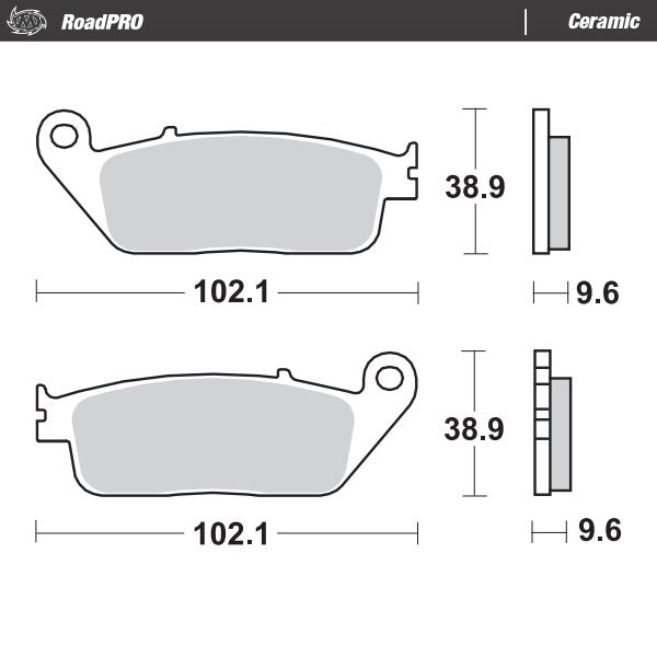 Moto-Master Motorcycle Brake Pads 402504