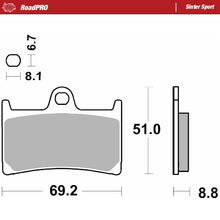 Load image into Gallery viewer, Brake Pad for Yamaha YZF R6 600 (1989–2025) - Moto-Master 402805