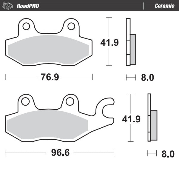 Moto-Master Motorcycle Brake Pads 402904