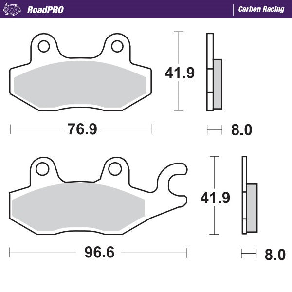 Moto-Master Motorcycle Brake Pads 402906