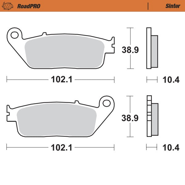 Moto-Master Motorcycle Brake Pads 403002