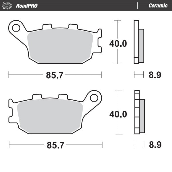 Moto-Master Motorcycle Brake Pads 403104