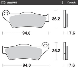 Moto-Master Motorcycle Brake Pads 403204