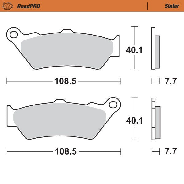 Moto-Master Motorcycle Brake Pads 403301
