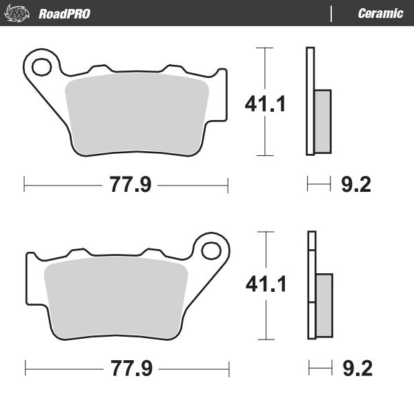 Moto-Master Motorcycle Brake Pads 403404