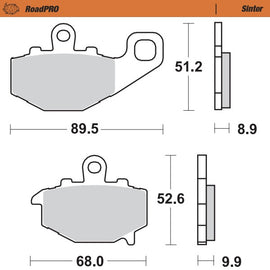 Moto-Master Motorcycle Brake Pads 403702
