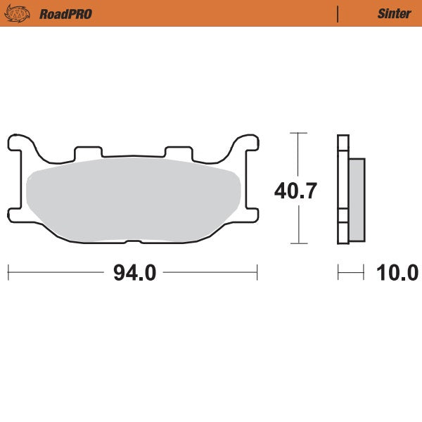 Moto-Master Motorcycle Brake Pads 403801