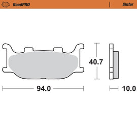 Moto-Master Motorcycle Brake Pads 403801