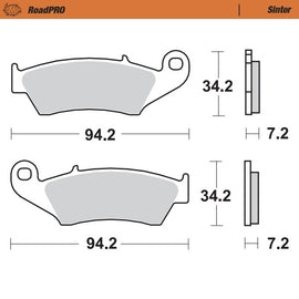 Moto-Master Motorcycle Brake Pads 403901