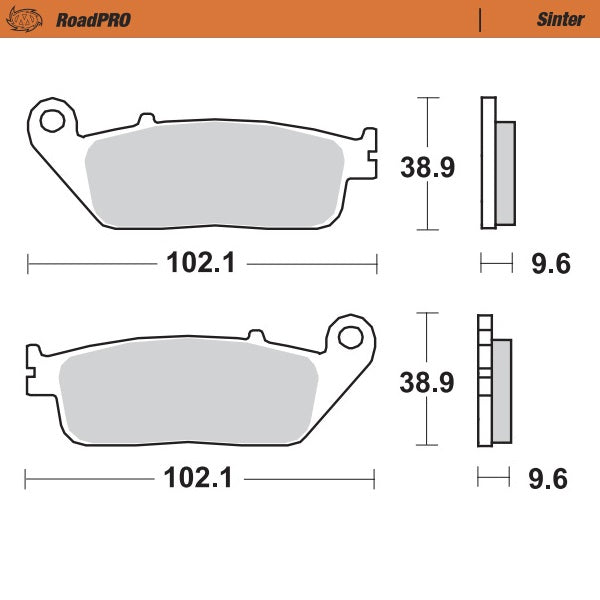 Moto-Master Motorcycle Brake Pads 404001