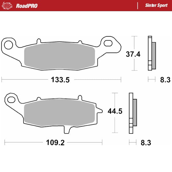 Moto-Master Motorcycle Brake Pads 404205
