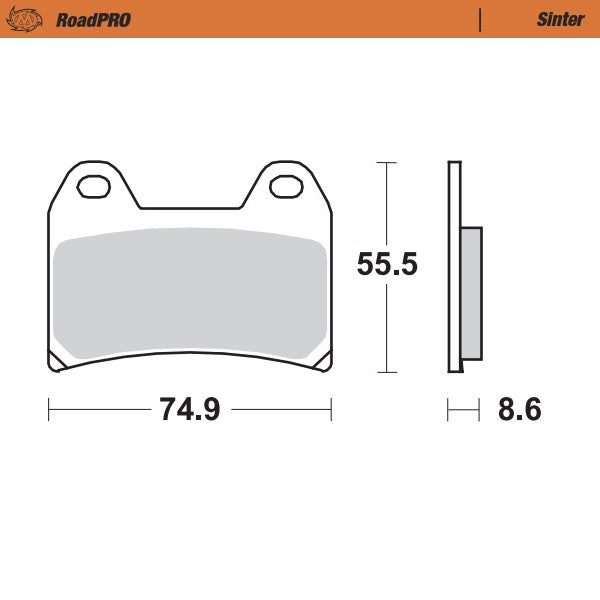 Moto-Master Motorcycle Brake Pads 404301