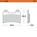 Moto-Master Motorcycle Brake Pads 404301