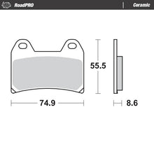 Load image into Gallery viewer, Moto-Master Motorcycle Brake Pads 404304