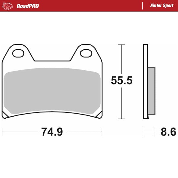 Moto-Master Motorcycle Brake Pads 404305