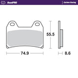 Moto-Master Motorcycle Brake Pads 404306