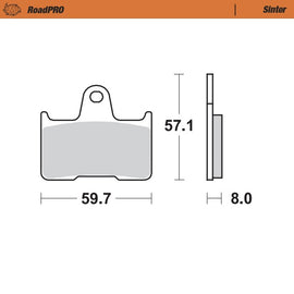 Moto-Master Motorcycle Brake Pads 404402