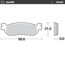 Brake Pad for Yamaha XG 250 Tricker (1997–2025) - Moto-Master 404704