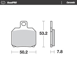 Moto-Master Motorcycle Brake Pads 404804
