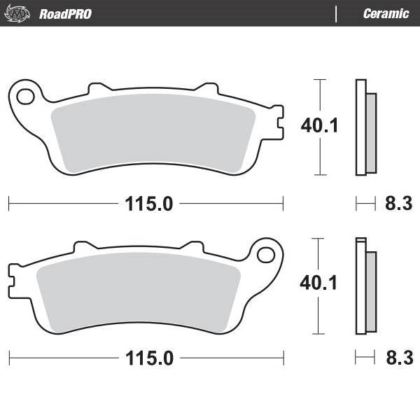 Moto-Master Motorcycle Brake Pads 405104
