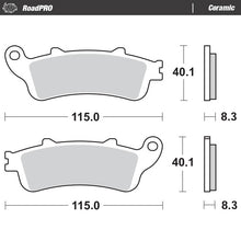 Load image into Gallery viewer, Moto-Master Motorcycle Brake Pads 405104
