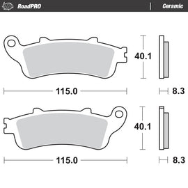 Moto-Master Motorcycle Brake Pads 405104