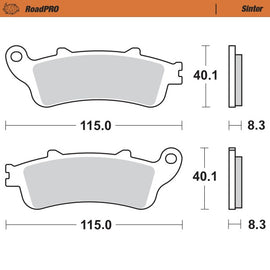 Moto-Master Motorcycle Brake Pads 405202