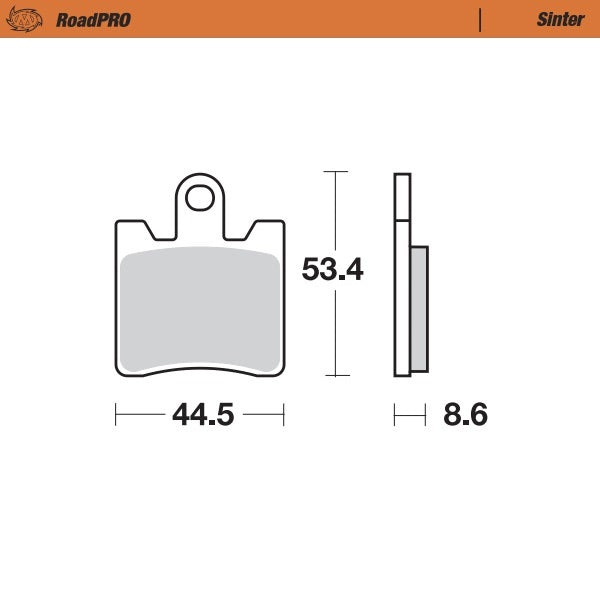 Brake Pad for Yamaha FJR 1300 (2006–2022) - Moto-Master 405301