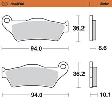 Load image into Gallery viewer, Moto-Master Motorcycle Brake Pads 405402