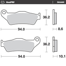 Load image into Gallery viewer, Moto-Master Motorcycle Brake Pads 405404