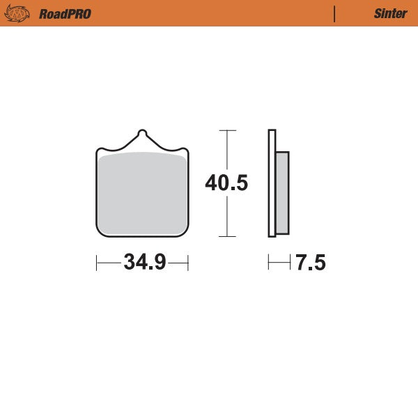 Moto-Master Motorcycle Brake Pads 405501