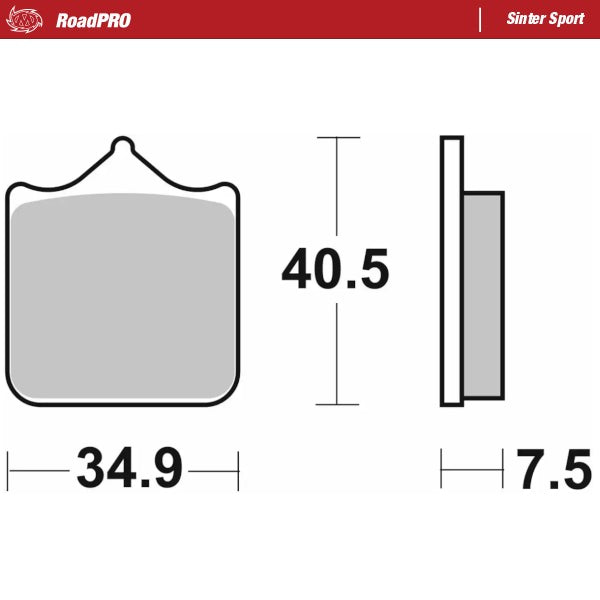Moto-Master Motorcycle Brake Pads 405505