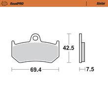 Load image into Gallery viewer, Moto-Master Motorcycle Brake Pads 405602