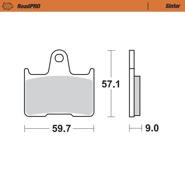 Moto-Master Motorcycle Brake Pads 405702