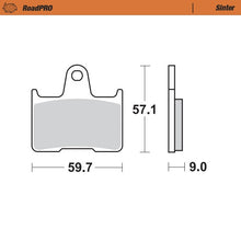 Load image into Gallery viewer, Moto-Master Motorcycle Brake Pads 405702