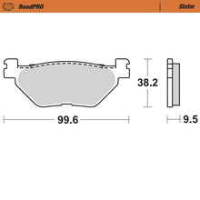 Load image into Gallery viewer, Moto-Master Motorcycle Brake Pads 405802