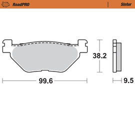 Moto-Master Motorcycle Brake Pads 405802