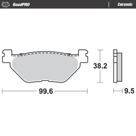 Moto-Master Motorcycle Brake Pads 405804