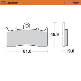 Moto-Master Motorcycle Brake Pads 405901