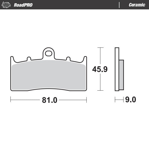 Moto-Master Motorcycle Brake Pads 405904