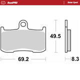 Moto-Master Motorcycle Brake Pads 406005