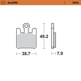 Moto-Master Motorcycle Brake Pads 406101