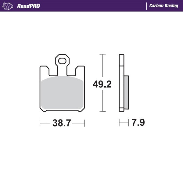 Moto-Master Motorcycle Brake Pads 406106