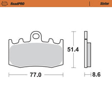 Load image into Gallery viewer, Moto-Master Motorcycle Brake Pads 406201