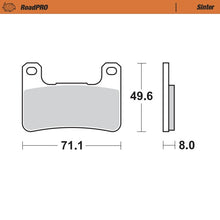 Load image into Gallery viewer, Moto-Master Motorcycle Brake Pads 406301