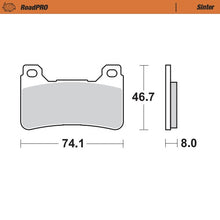 Load image into Gallery viewer, Moto-Master Motorcycle Brake Pads 406401