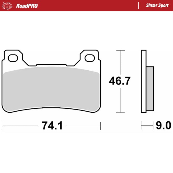 Moto-Master Motorcycle Brake Pads 406405