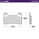 Moto-Master Motorcycle Brake Pads 406406