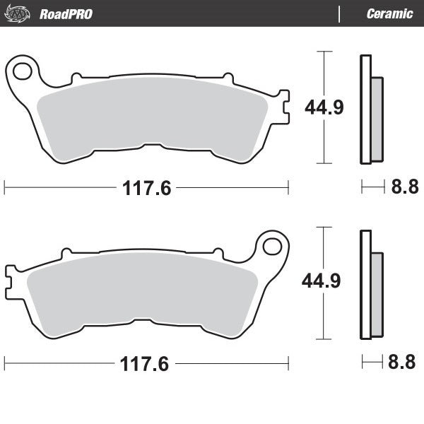 Moto-Master Motorcycle Brake Pads 406504